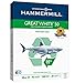 Hammermill Paper, Great White 50% Recycled Copy Paper, 20lb, 8.5 x 11, Letter,  92 Bright, 500 Sheets / 1 Ream (086780), Made In The USA