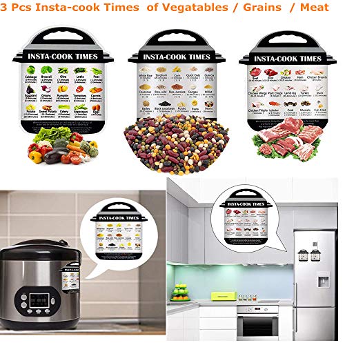 Instant Pot Accessories Set, 14 PCS Instant Pot Accessories Compatible with 6,8 Qt - Steamer Basket, Non-stick Spring form Pan, Egg Steamer Rack, Egg Bites Mold, Kitchen Tong etc - Thumbnail 4