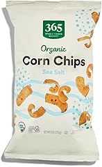 365 by Whole Foods Market, Organic Sea Salt Corn Chips, Vegan, Gluten-Free, 9 Ounce