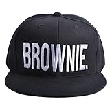 Rocona Blondie Brownie Pair Fashion Embroidered Snapback Hip Hop Hat Baseball Cap Best Gift for Girlfriend