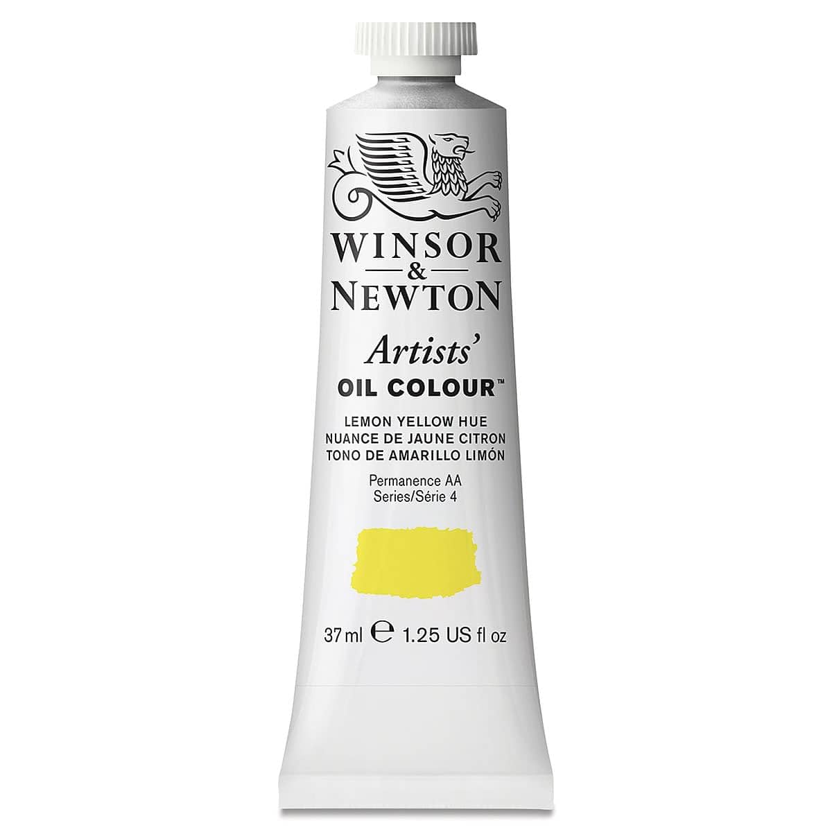 Winsor & Newton 37ml Artists' Oil Colour - Lemon Yellow Hue — image 1