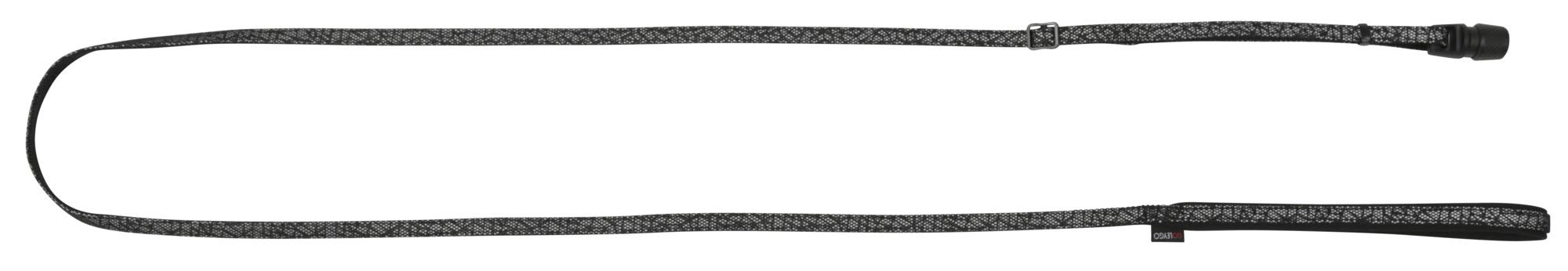 GOLEYGO flat dog leash, brightly reflective, size S 1.4-2m, secure magnetic lock, incl. Adapter pin, dog leash for small dogs up to 15kg, maximum load 100kg