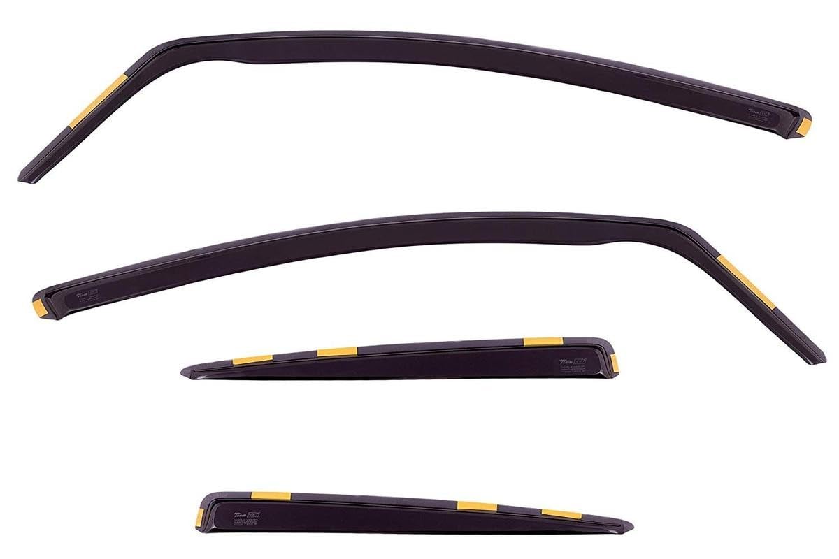 Heko 25363 Wind Deflectors, Lightly Tinted