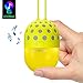 Lightstory Mini Speaker with Colorful LED Light, for Kids Boys Girls (Yellow) primary