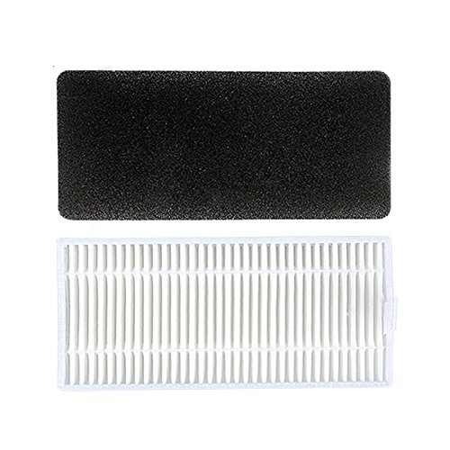 BettaWell Replacement Filter Kit Compatible with Ecovacs DEEBOT N79 N79sRobotic Vacuum Cleaner (10 Pcs of Filters & 10 Pcs of Sponges)