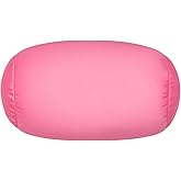 FABSKIY Squishy Microbead Neck Pillow, 7Inch x 12Inch Soft Travel Body Bed Pillow Bean Pillow for Kids Adult Chair Sleeping Car Seat, Fun Dormroom