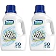 OxiClean White Revive Laundry Whitener and Stain Remover Liquid, 50 fl oz (Pack of 2)