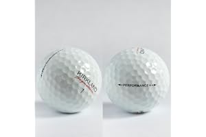 ZUSSET Kirkland Signature Performance Plus - Near Mint (AAAA) Grade - Recycled (Used) Golf Balls - 50 Pack