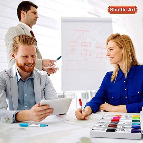 144 Pack Permanent Markers - Fine Point Assorted Colors For Art & School Supplies