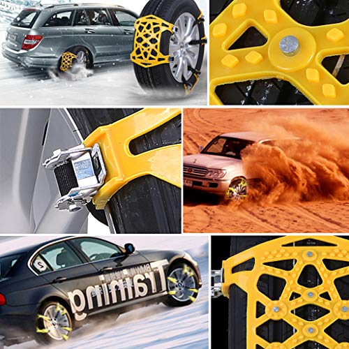 image for Itlovely 165-265mm Car Anti-Skid Tyre Chain Winter Snow Mud Roadway Sa