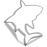 Keewah Shark Cookie Cutter, 4.5&rdquo;, Stainless Steel