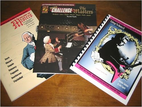 Mozart Bach And Paganini For Electric Guitar Challenge The Masters 3 Books 3 Cds Challenge The Masters Trilogy 1 John Tapella Amazon Com Books