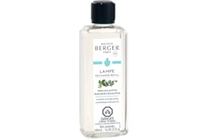 Fresh Eucalyptus | Maison Berger - Lampe Berger Fragrance Refill for Home Fragrance Oil Diffuser - Purifying and perfuming Yo