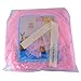 Housweety New Round Sequins Curtain Dome Bed Canopy Netting Mosquito Net (Pink)
