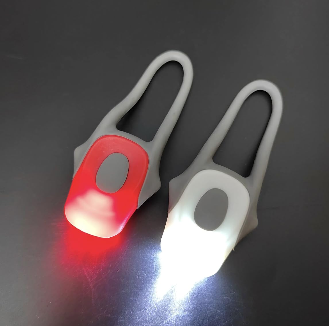 Bike Lights Front and Back (UK COMPANY) Waterproof Silicone Housing Set Of 2