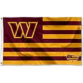 Washington Commanders USA American Nation Stripes 3x5 Grommet Flag