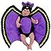 Princess Paradise Unisex Baby Swaddle Wings Baby Bat, Black/Purple, 0/3 Months