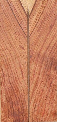 Rosewood Hond Burl Swirly (2 pc) Mini Knife/Razor Scale 3/16"x1"x5" 704