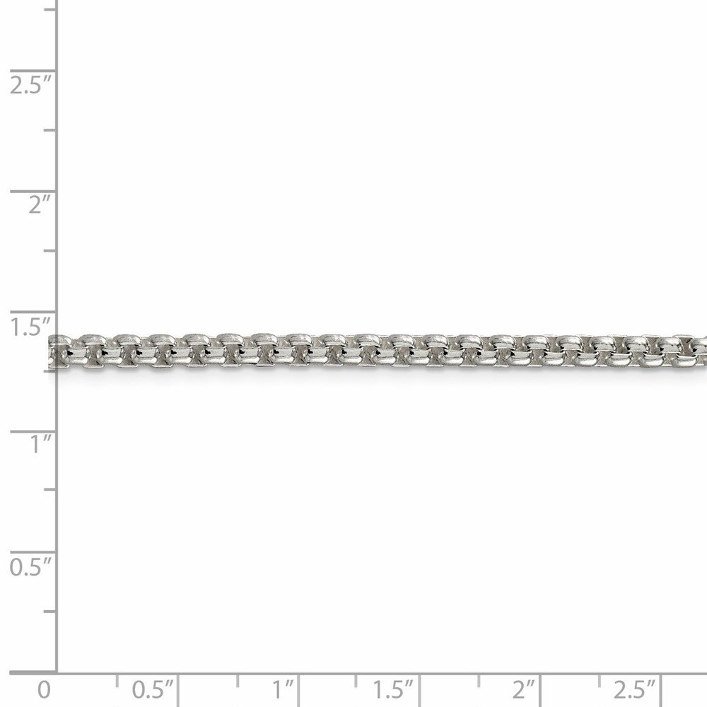 925 Sterling Silver Round Box Chain 