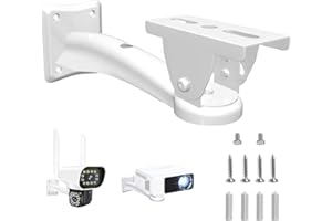 Drsn Mini Projector Wall Mount/Projector Hanger/CCTV Security Camera Housing Mounting Bracket(White) - for CCTV/Camera/Projector/Webcam