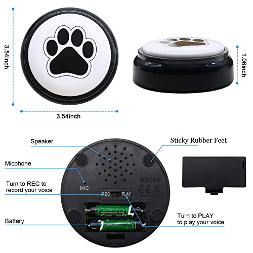 ChunHee Dog Buttons for Communication Dogs Speech Training Buttons