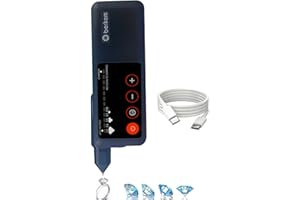 Professional Diamond Tester Pen Rechargeable with UV Light,Diamond Selector for Novice and Expert