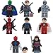 8 Sets MiniFigures Red Hood Sergeant Deathstroke Nightwing