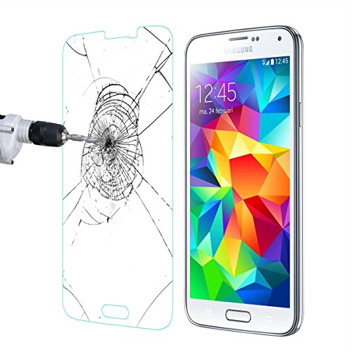 Samsung Galaxy S5 Glass Screen Protector, Abestbox 9H HD Premium Tempered Glass, 99.9% Light Transmission and No Lose in Touch Screen Sensitivity [Lifetime Warranty]
