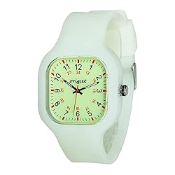 origset Glow in The Dark Women Watch Men Square