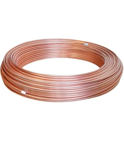 2m Copper Pipe Pipe Soft Coil Hose For Air Conditioning Refrigerator C1100 T2 AD 10mm/ID 8mm