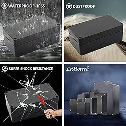 LeMotech Project Box ABS Plastic Junction Box IP65