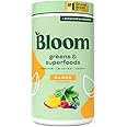 Bloom Nutrition Superfood Greens Powder, Digestive Enzymes with Probiotics and Prebiotics, Gut Health, Bloating Relief for Women, Chlorella, Green Juice Mix with Beet Root Powder, 60 SVG, Mango