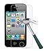 TANTEK iPhone 4S/4 Screen Protector, [Bubble-Free][HD-Clear][Anti-Scratch][Anti-Glare][Anti-Fingerprint] Premium Tempered Glass Screen Protector for Apple iPhone 4/4S,[Lifetime Warranty]-[1Pack]