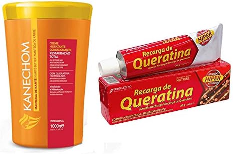 Kanechom &amp; Queratina Hair Care Treatment Combo (KANECHOM KARITE BUTTER+QUERATINA)