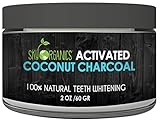 Teeth Whitening Activated Coconut Charcoal Powder (2oz) - Natural Teeth Whitening with No Sensitivity- For a Whiter & Brighter Smile