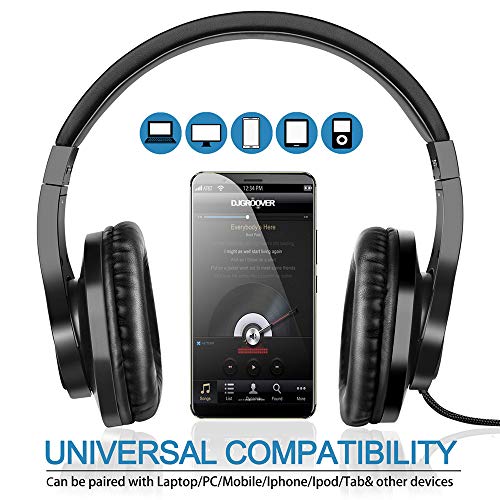 bopmen T3 Wired Over Ear Headphones Stereo Sound Headphones with