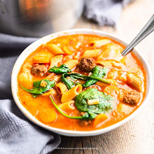 HMR Penne Pasta with Meatballs Entrée Prepackaged Lunch or Dinner to