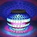 Color Changing Mosaic Solar Light, Pandawill Waterproof/Weatherproof Crystal Glass Globe Ball Light for for Garden, Patio, Party, Yard, Outdoor/Indoor Decorations (Stars and Stripes）
