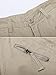 OCHENTA Men's Military Cargo Pants, 8 Pockets Casual Work Combat Tactical Trousers #022 Light Khaki Tag 38 - US 36