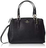 COACH Women's Crossgrain Mini Christie LI/Black Satchel
