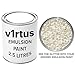 V1RTUS Gold Holographic Glitter Paint Crystal Additive 100g / 3.5oz for Acrylic, Latex, Emulsion - use Interior / Exterior - Wall, Ceiling, Wood, Metal, Varnish, Dead flat, Matte, Soft Sheen or Silk