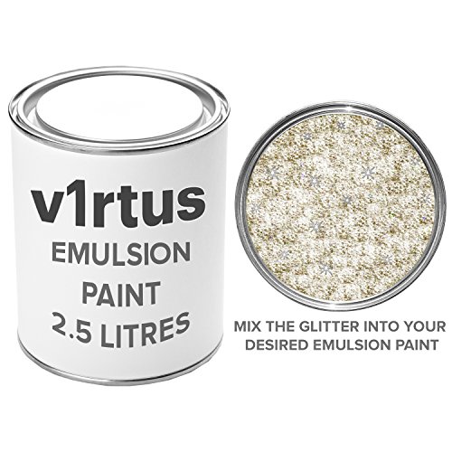 V1RTUS Gold Holographic Glitter Paint Crystal Additive 100g / 3.5oz for