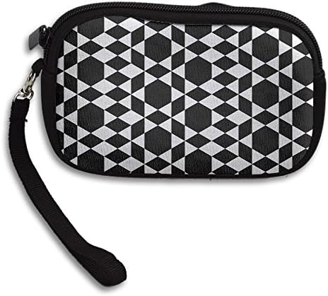 Mosaic Pattern Printing Coins Change Purse Clutch Zipper Zero Wallet Phone Key Bags
