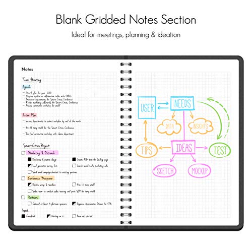 STYLIO Apex Planner 2019-2020. Undated Weekly, Monthly Calendar Personal Agenda Organizer for Business/Academic/School Life. Daily Goals Productivity Journal Notebook for Teachers & College Students