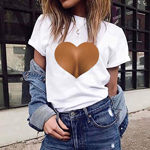 1 Sanyyanlsy+Womens+Heart+Shaped+Fashion+T+Shirt