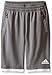 adidas Boys' Big French Terry Streetball Short, Black/White, Large