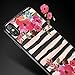 ESR iPhone X Case,Floral Flower Pattern Cover for Girls/Women [Anti Scratch PC Back + Soft Bumper] with Silicone for 5.8