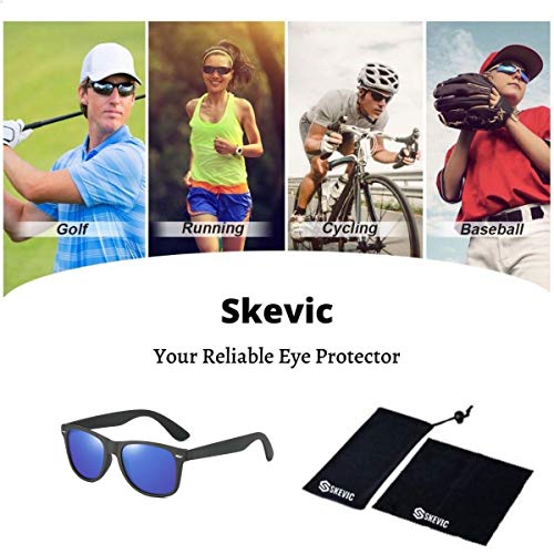 Skevic Polarisierte Sonnenbrille Herren und Damen - Fahrradbrille mit UV400 Schutz, Radbrille Sportbrille für Autofahren… – Bild 7