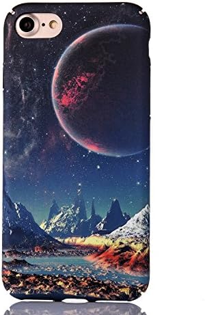 iPhone 8 Case, iPhone 7 Case, Amesica Lucky Starry Sky Planet Series Full Body Protection Scratch Resist Slim Fit Hard PC Cover for Apple iPhone 8 / iPhone 7 - (4.7 inch)