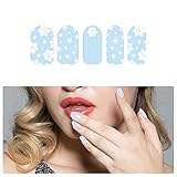 Tattify Christmas Winter Nail Wraps - Let it Snow (Set of 22)
